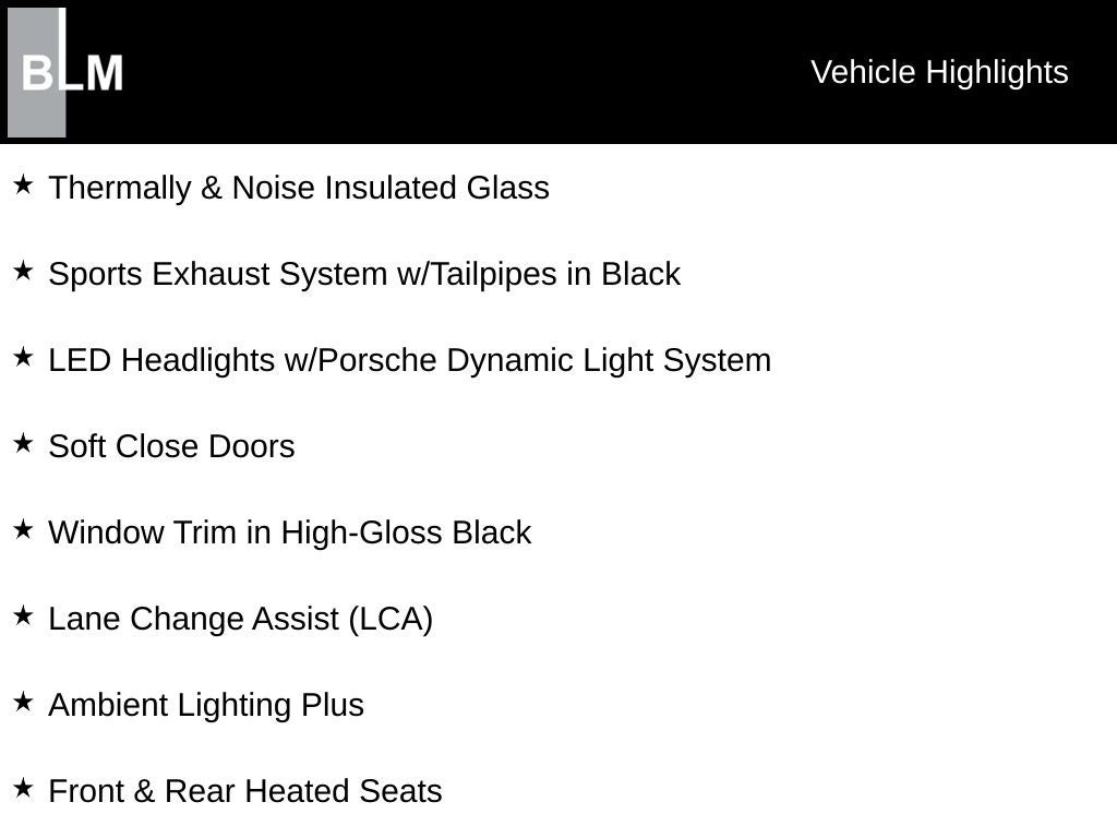 2022 Porsche Panamera 4S