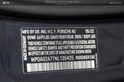 2022 Porsche Panamera GTS