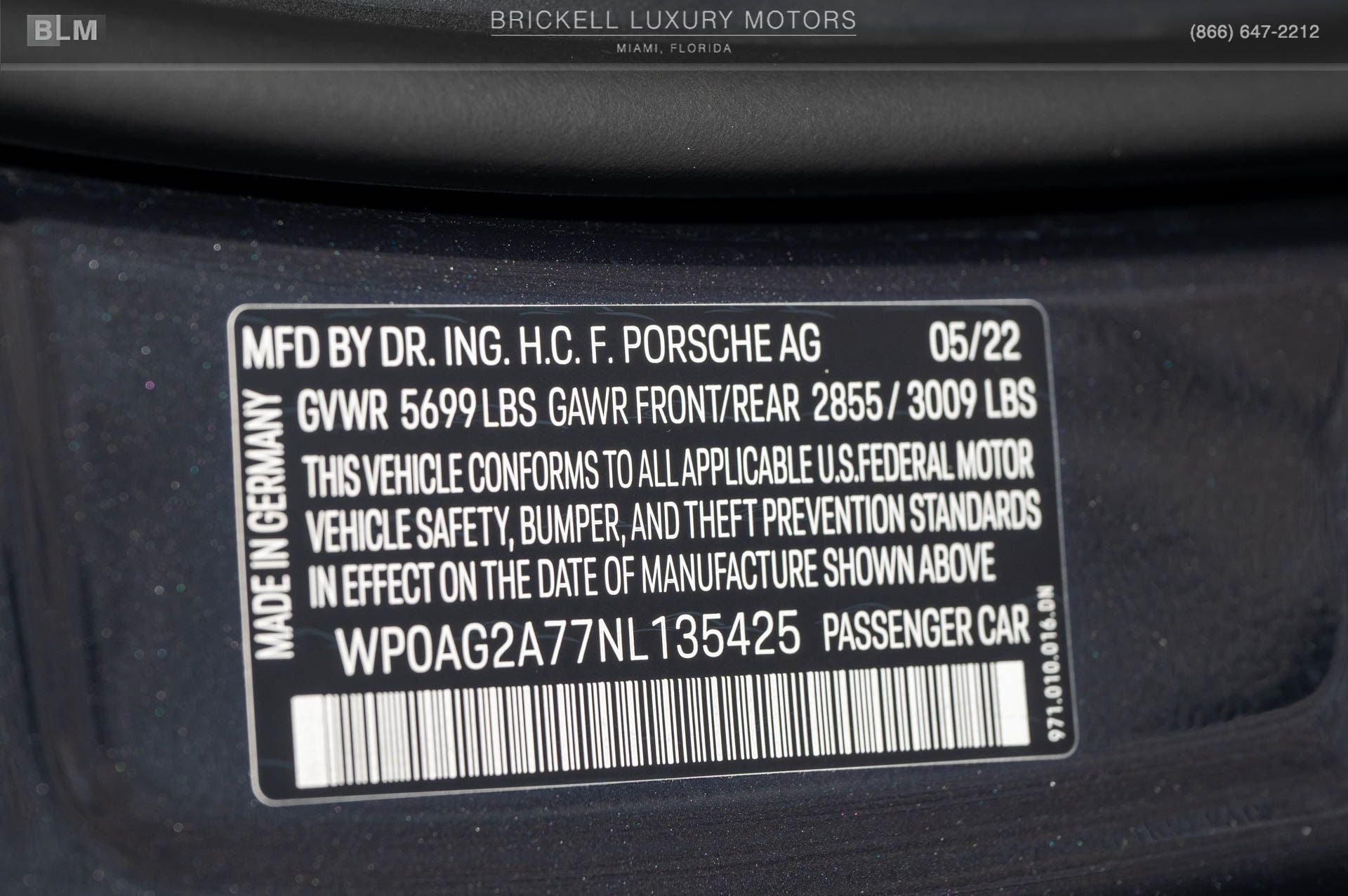 2022 Porsche Panamera GTS