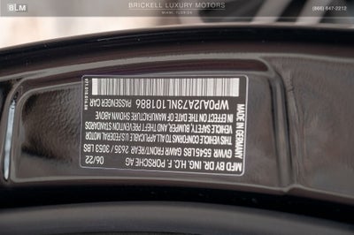 2022 Porsche Panamera 4 Platinum Edition