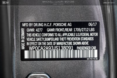 2018 Porsche 911 Carrera