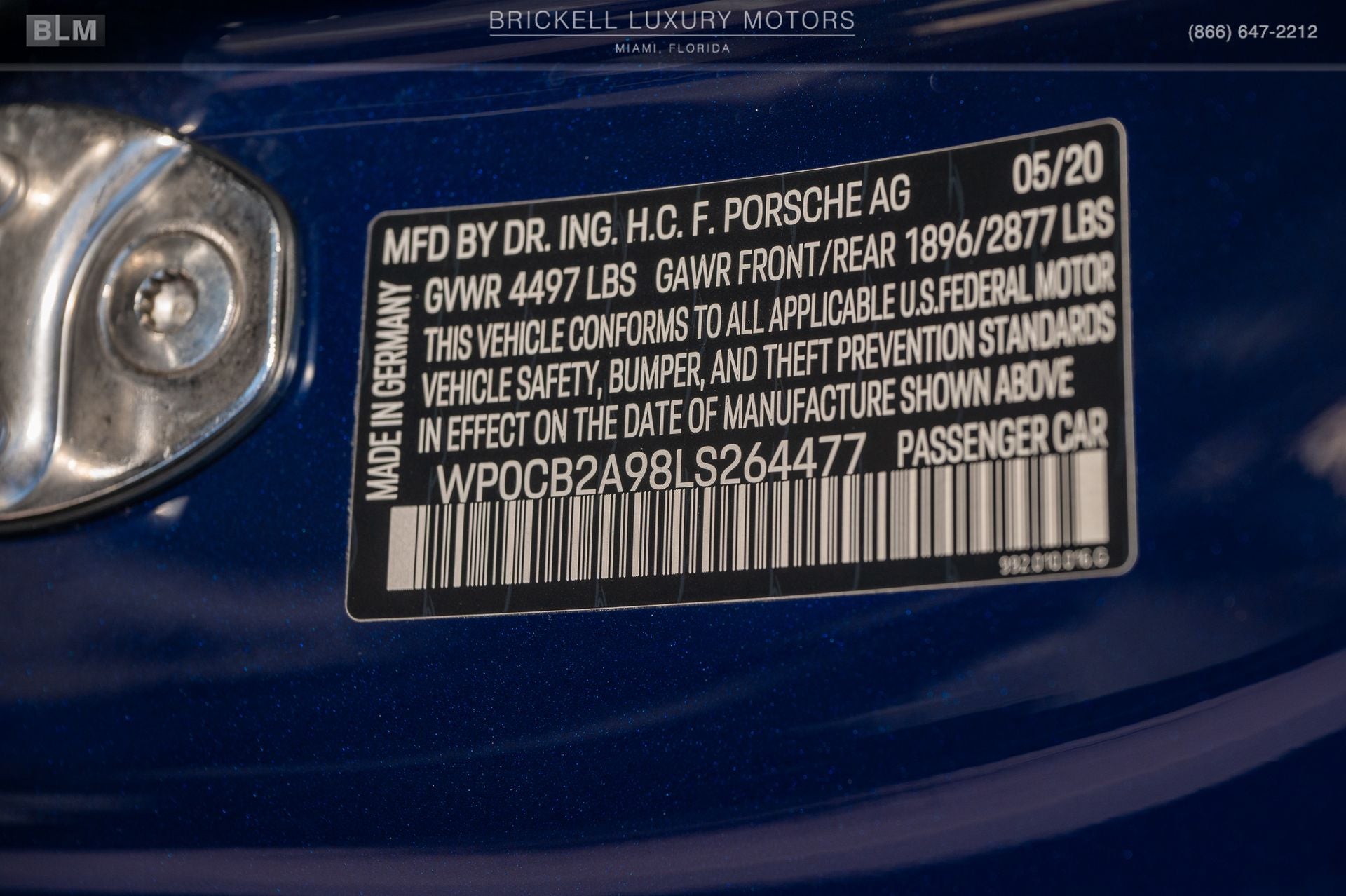 2020 Porsche 911 Carrera S