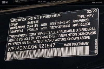 2022 Porsche Macan S