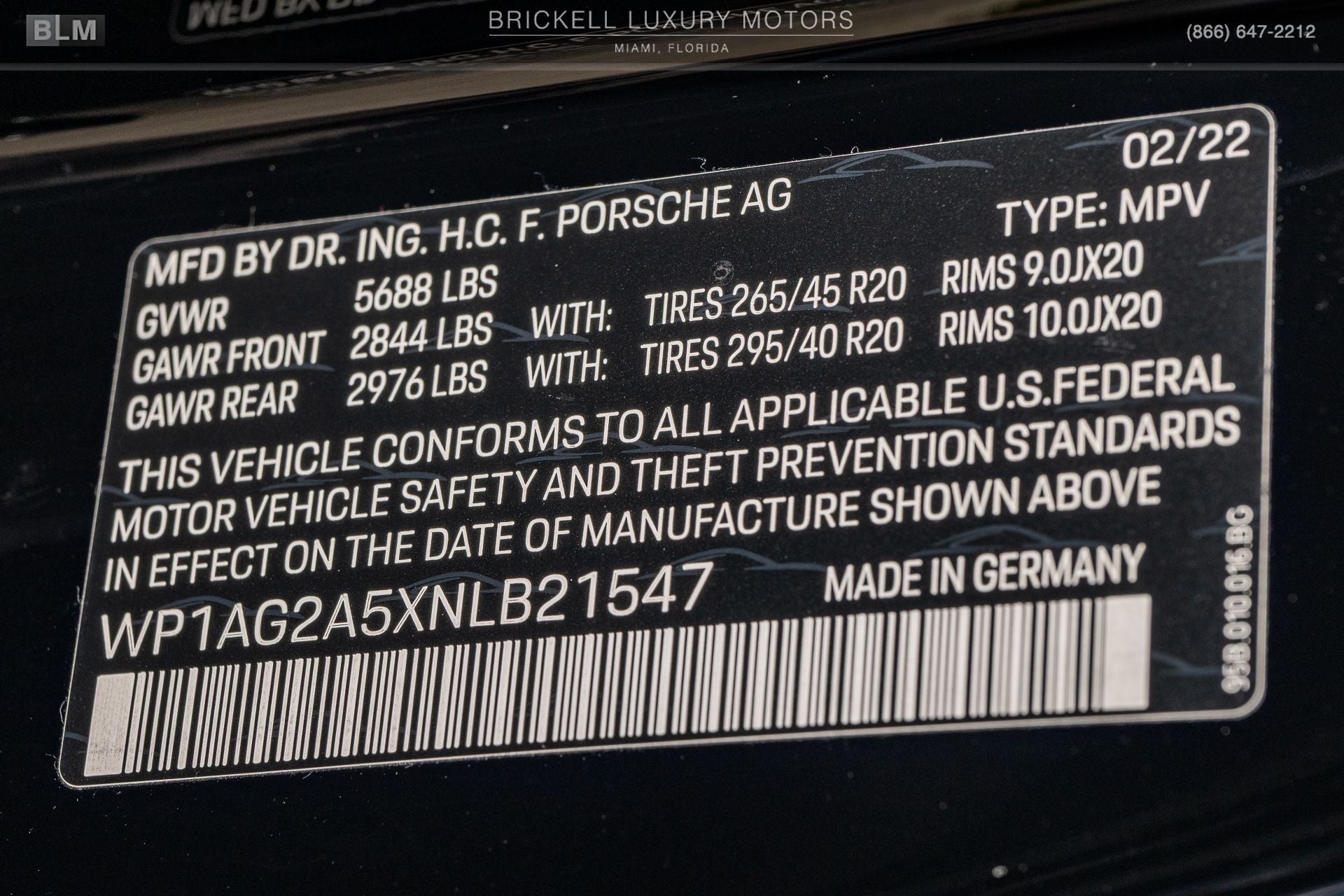 2022 Porsche Macan S