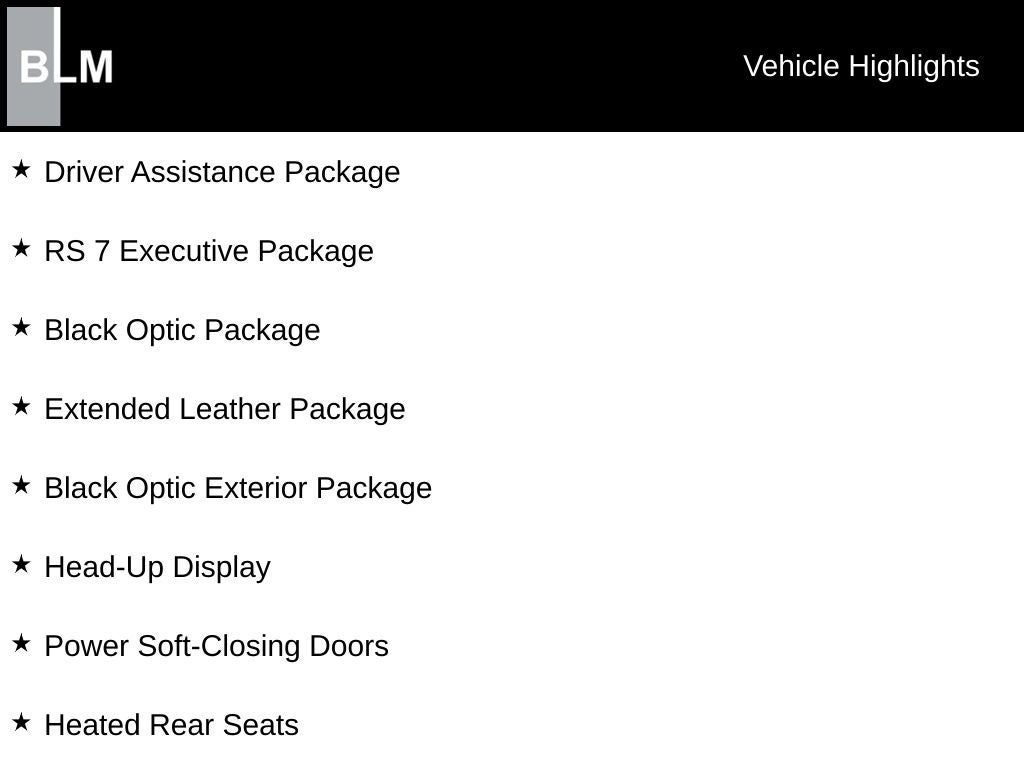 2021 Audi RS 7 4.0T quattro