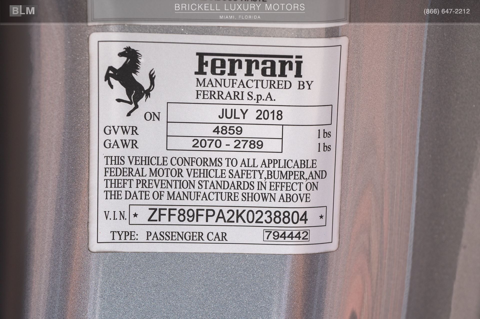 2019 Ferrari Portofino Base