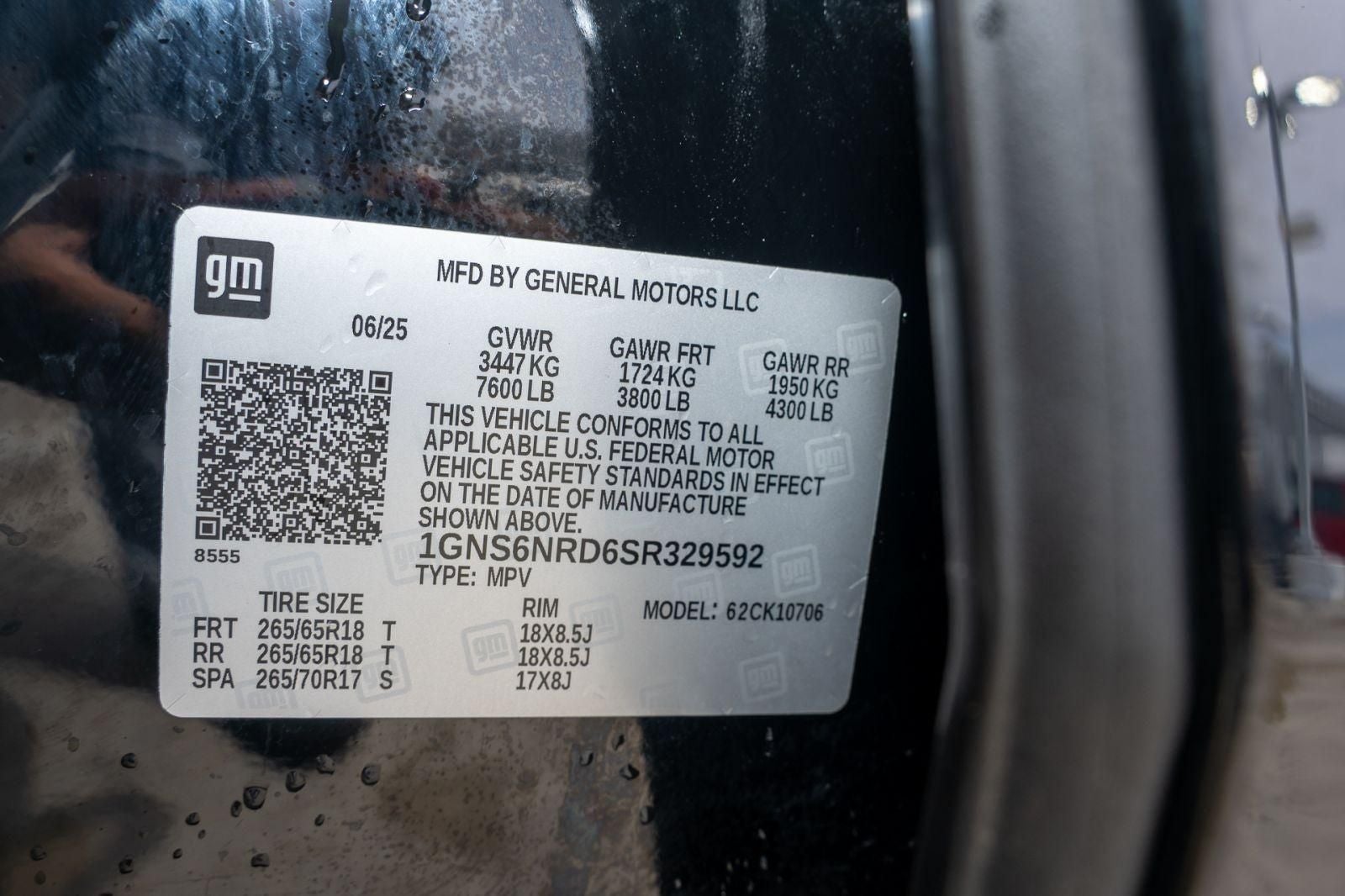 2025 Chevrolet Tahoe LT