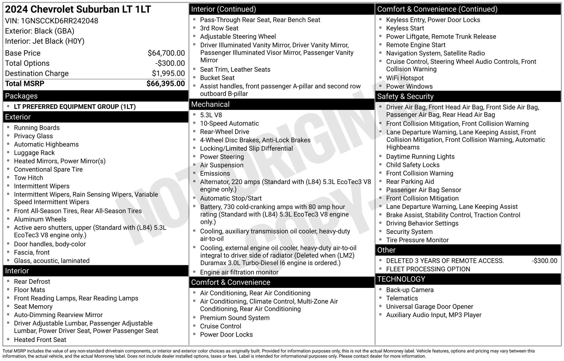 2024 Chevrolet Suburban LT