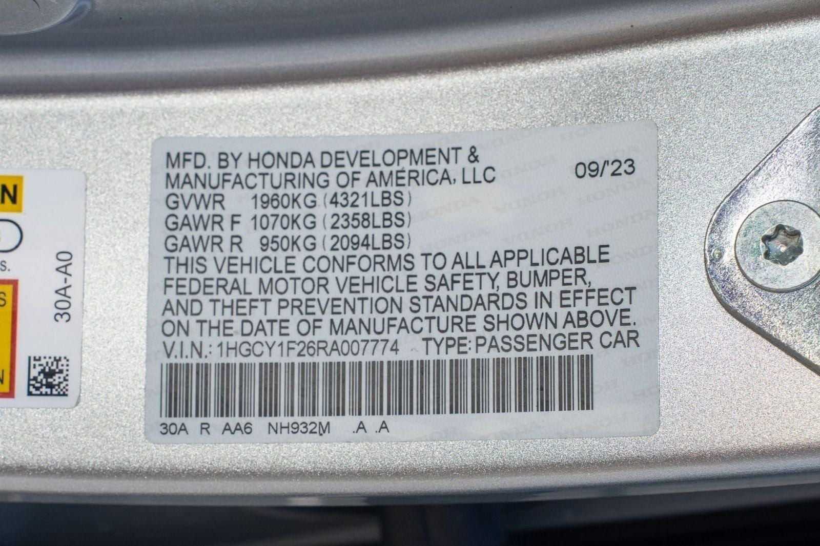 2024 Honda Accord LX