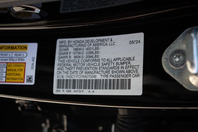 2024 Honda Accord EX