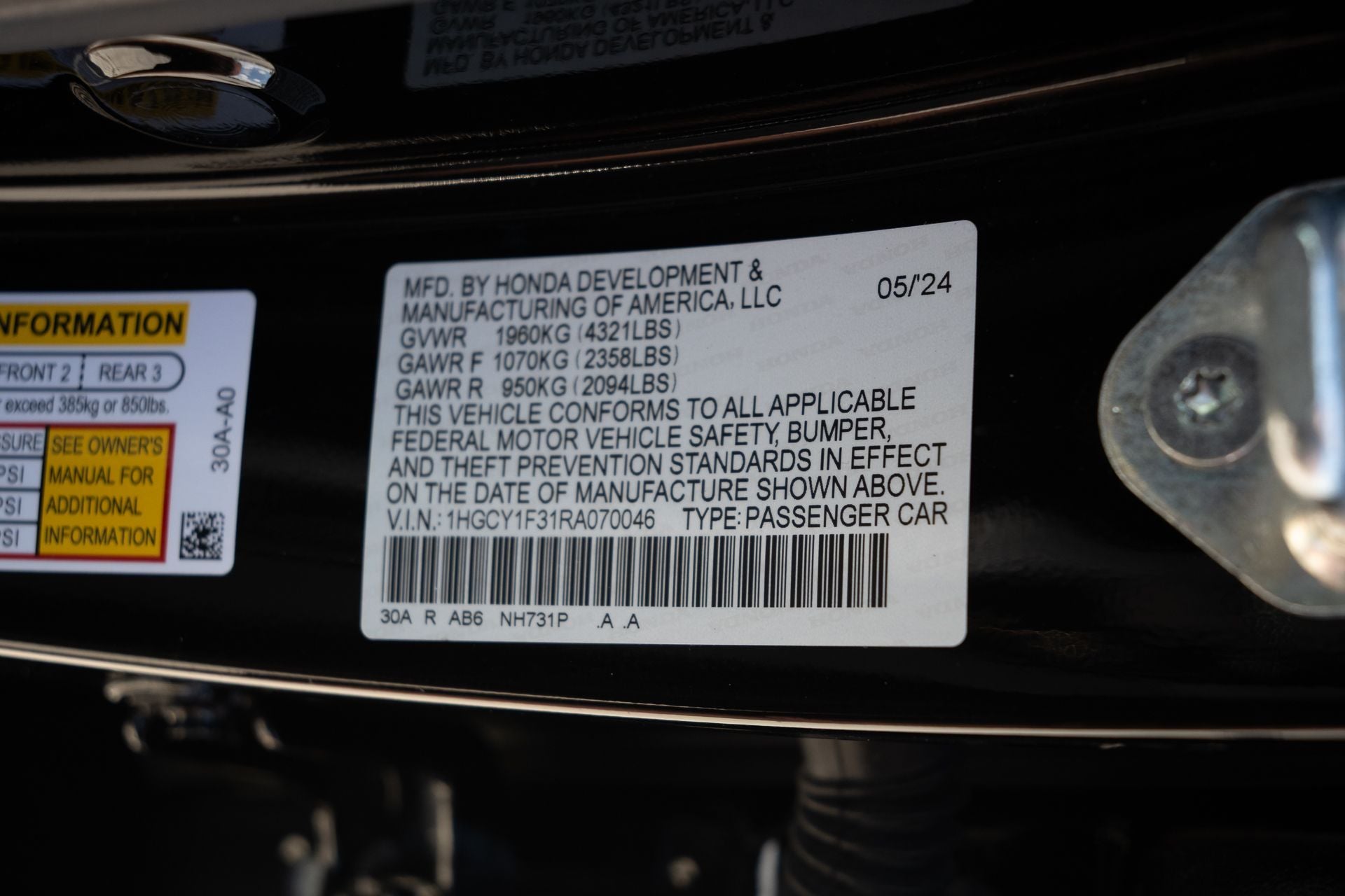 2024 Honda Accord EX