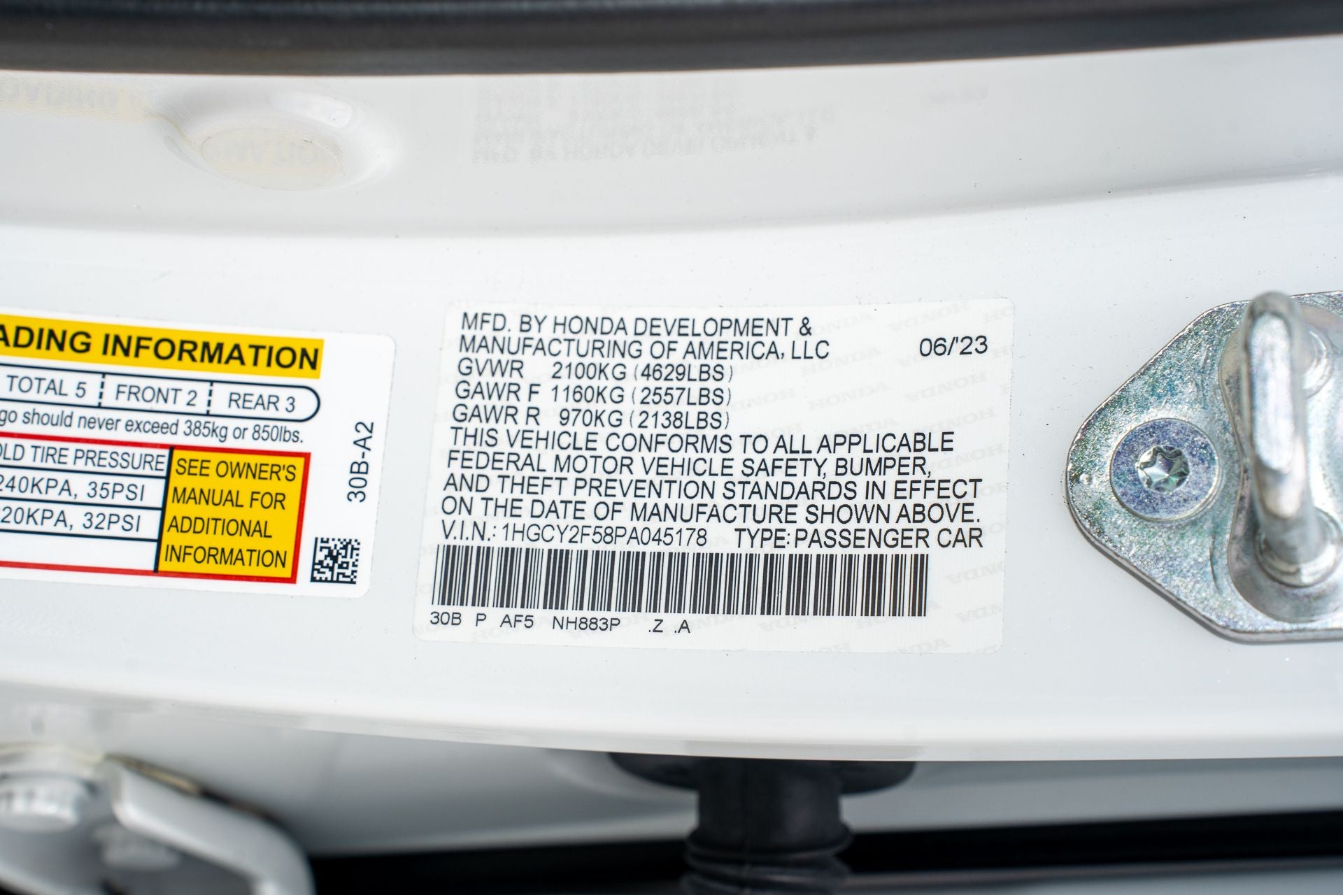 2023 Honda Accord Hybrid Sport