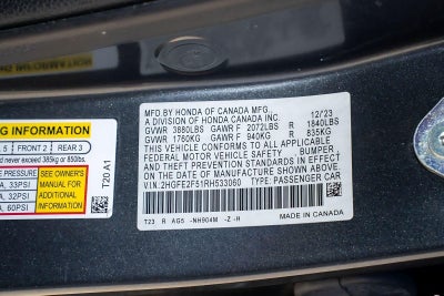 2024 Honda Civic Sport