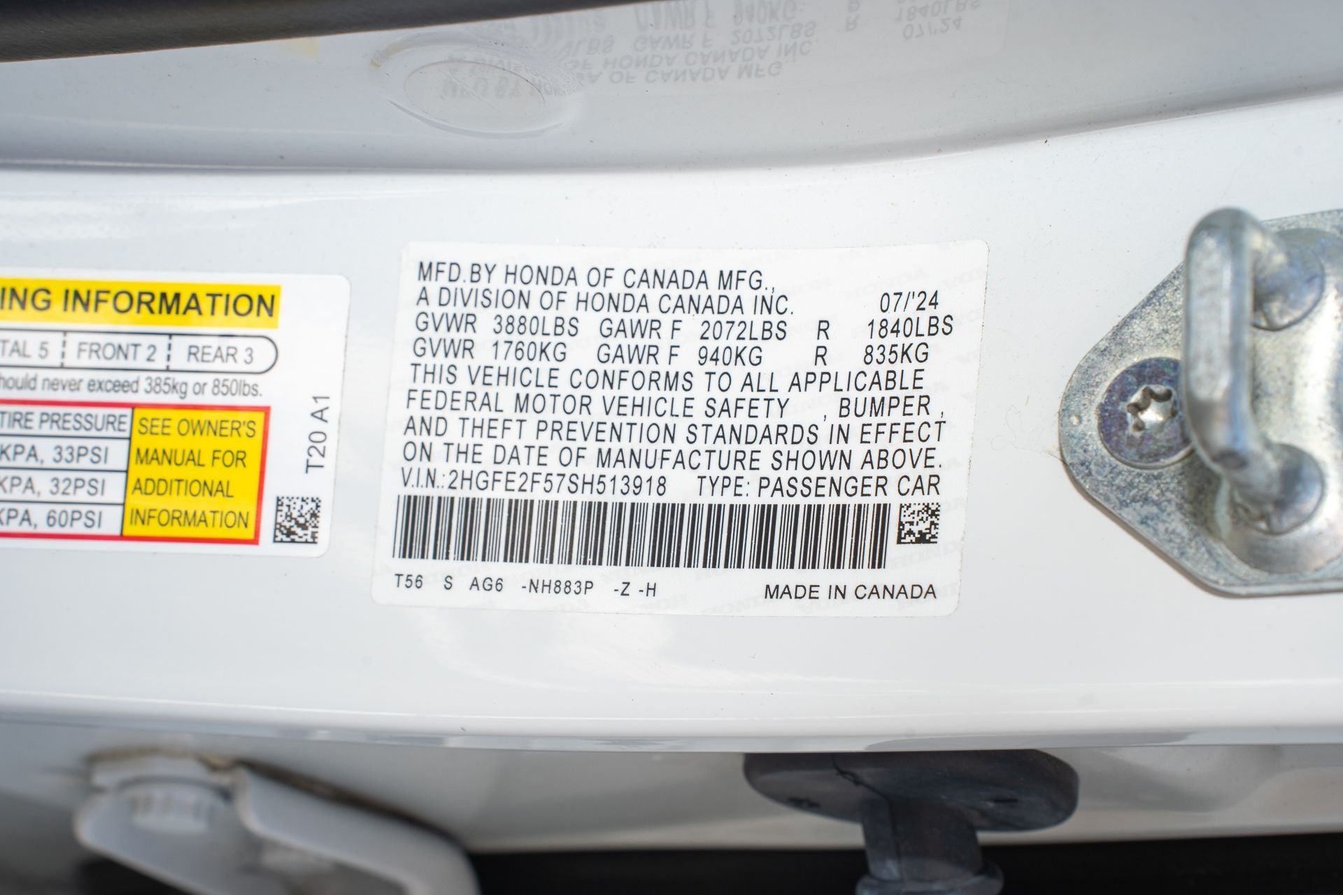 2025 Honda Civic Sport