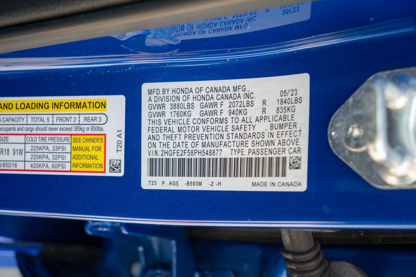 2023 Honda Civic Sport