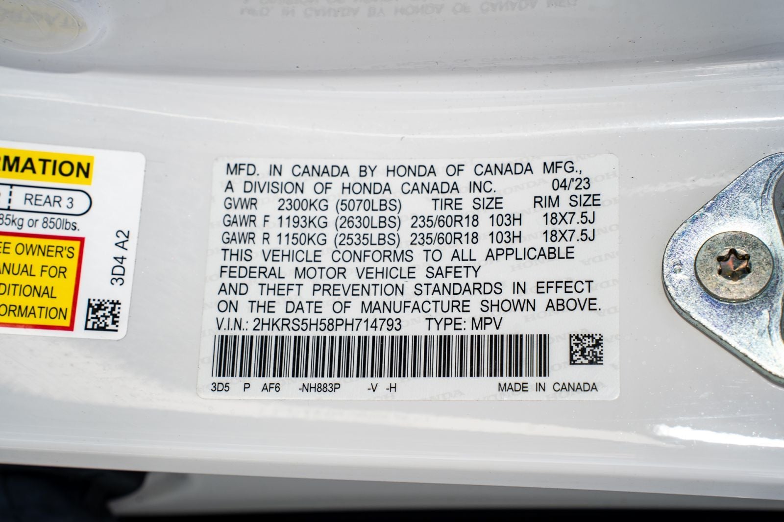 2023 Honda CR-V Hybrid Sport