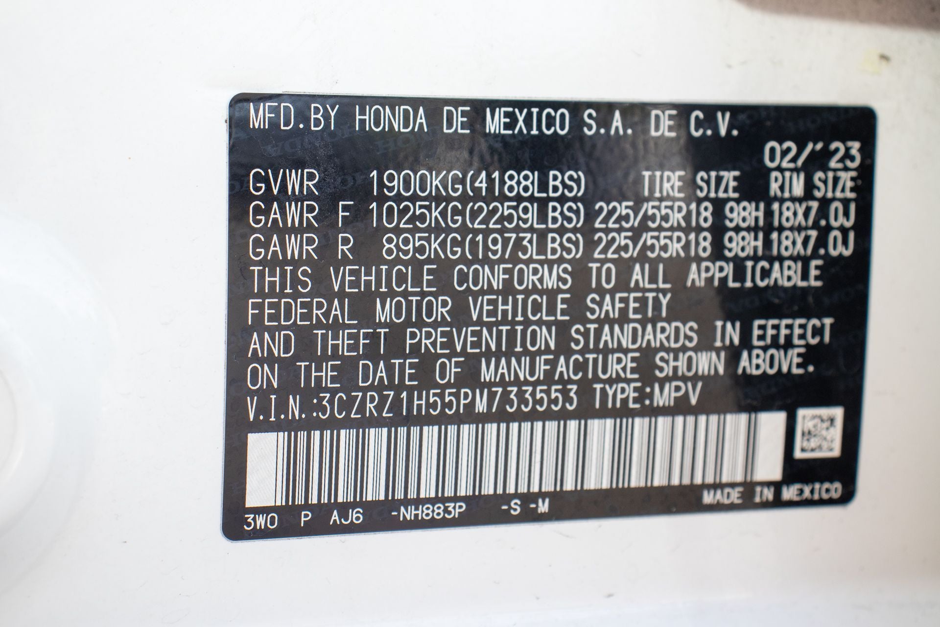 2023 Honda HR-V Sport