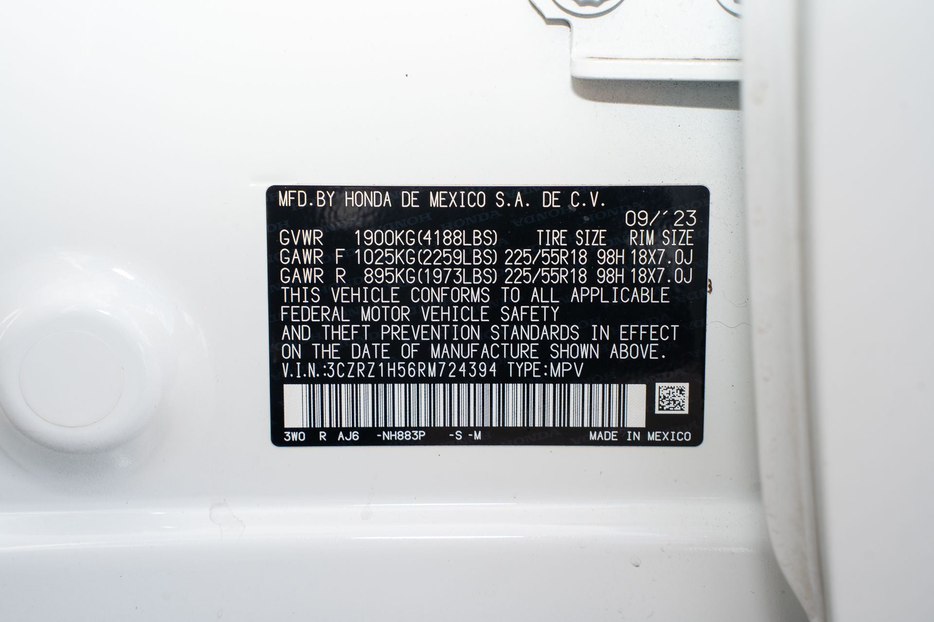 2024 Honda HR-V Sport