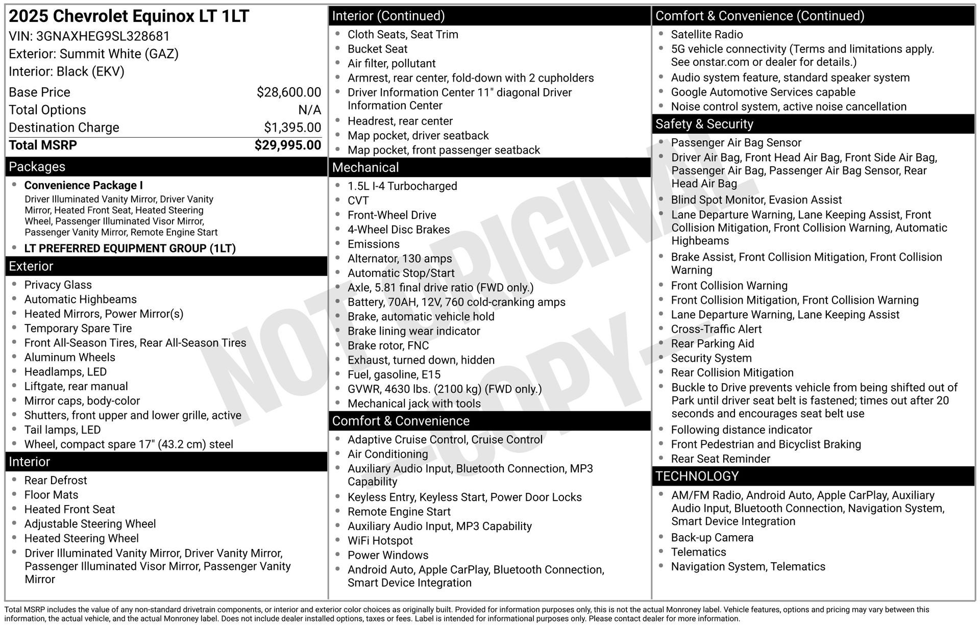 2025 Chevrolet Equinox LT