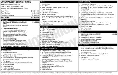 2025 Chevrolet Equinox RS