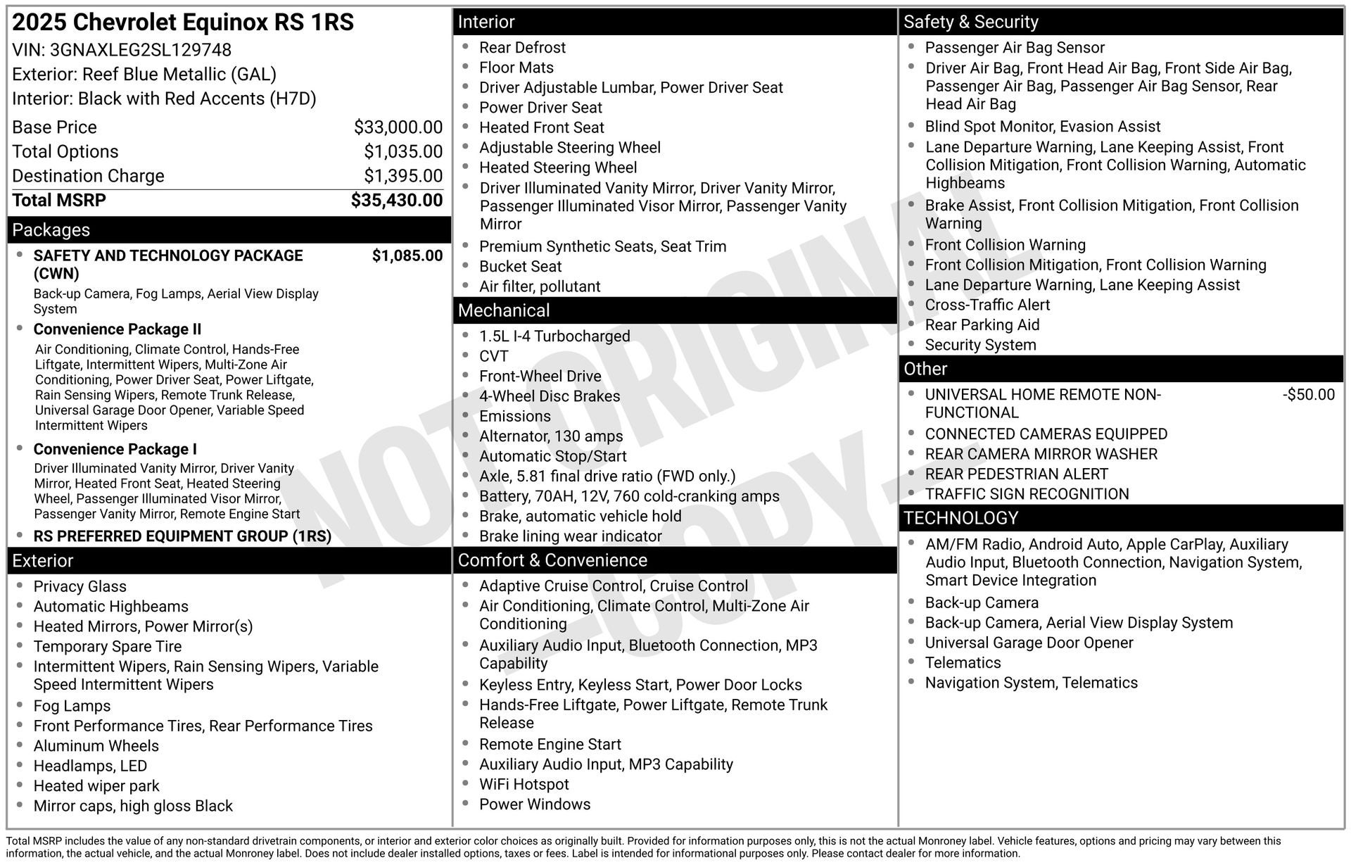 2025 Chevrolet Equinox RS