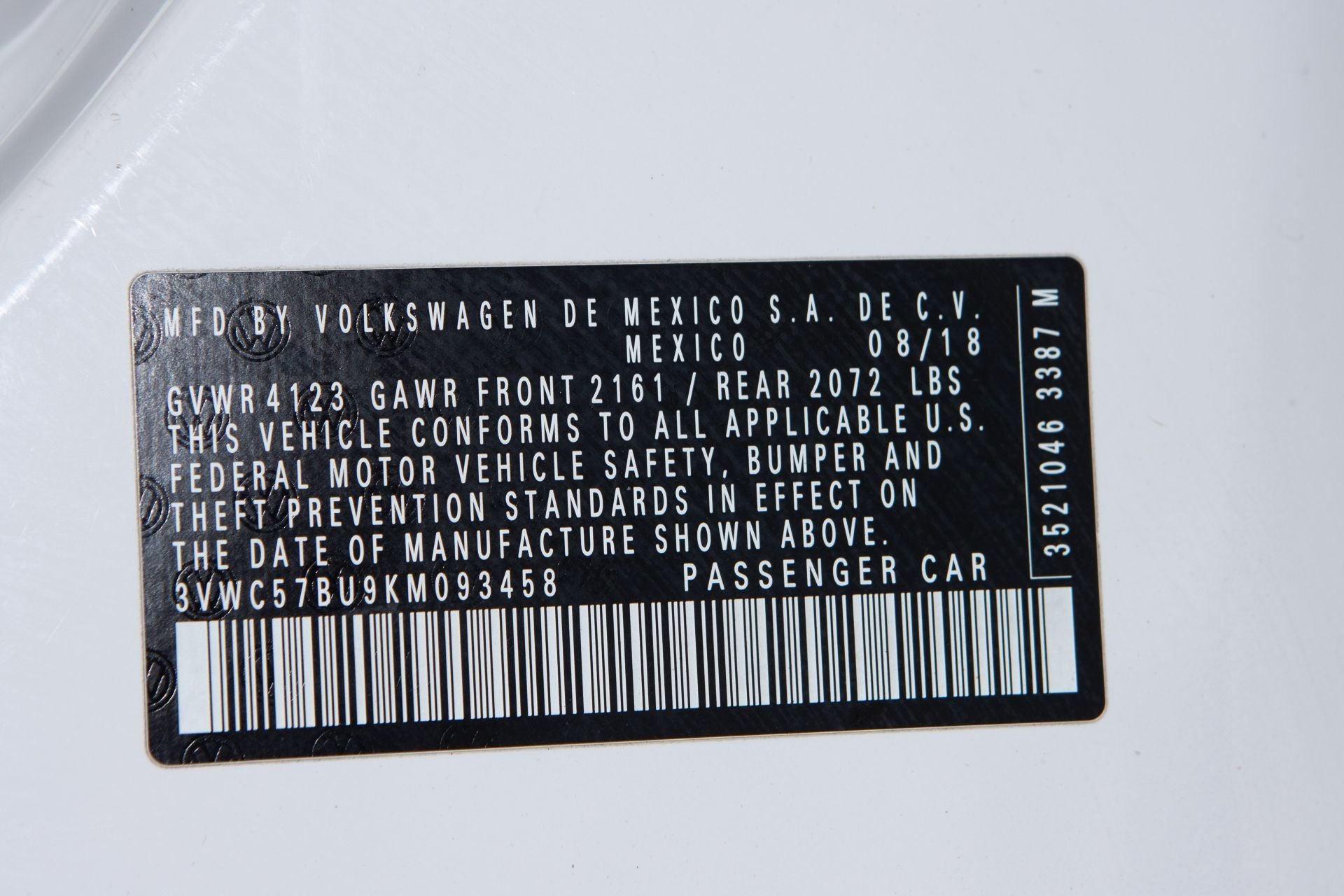 2019 Volkswagen Jetta 1.4T SE