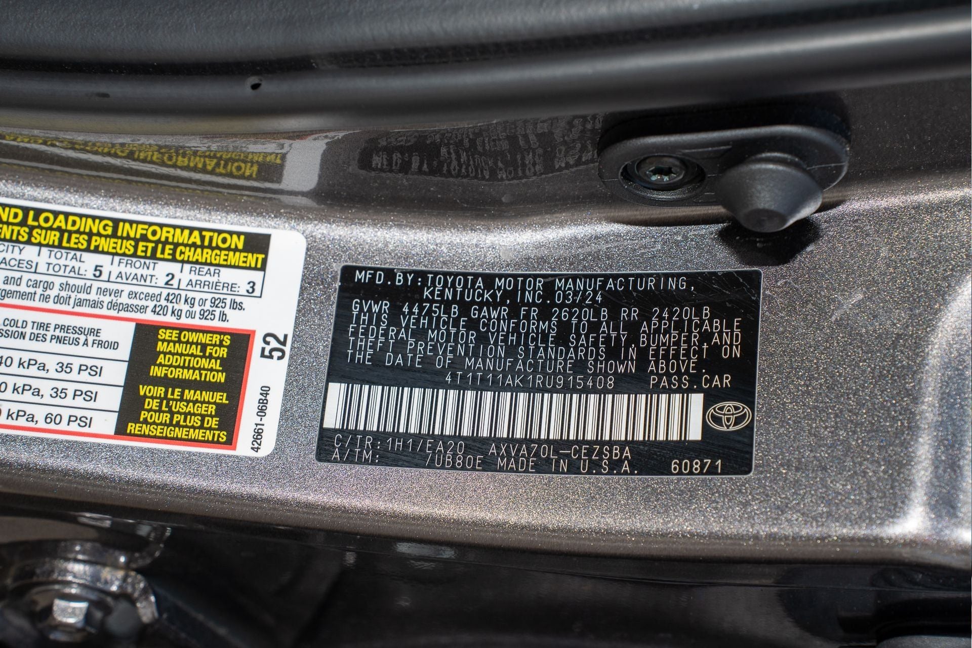 2024 Toyota Camry SE