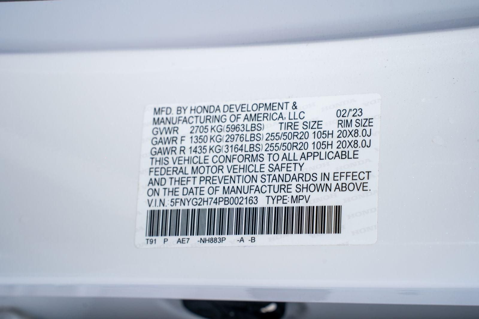 2023 Honda Pilot Touring