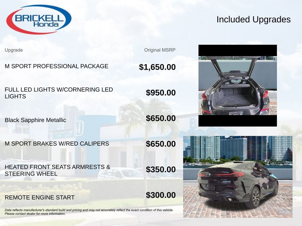 2024 BMW X6 xDrive40i