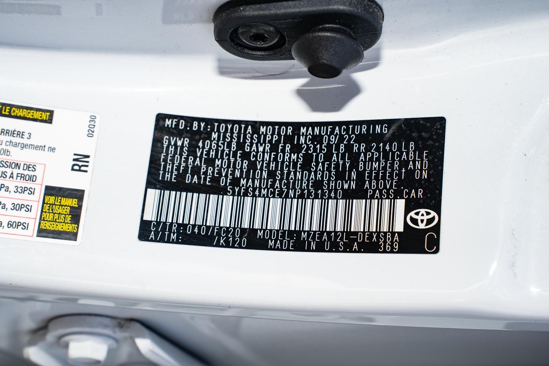 2022 Toyota Corolla SE