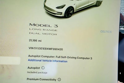 2021 Tesla Model 3 Long Range