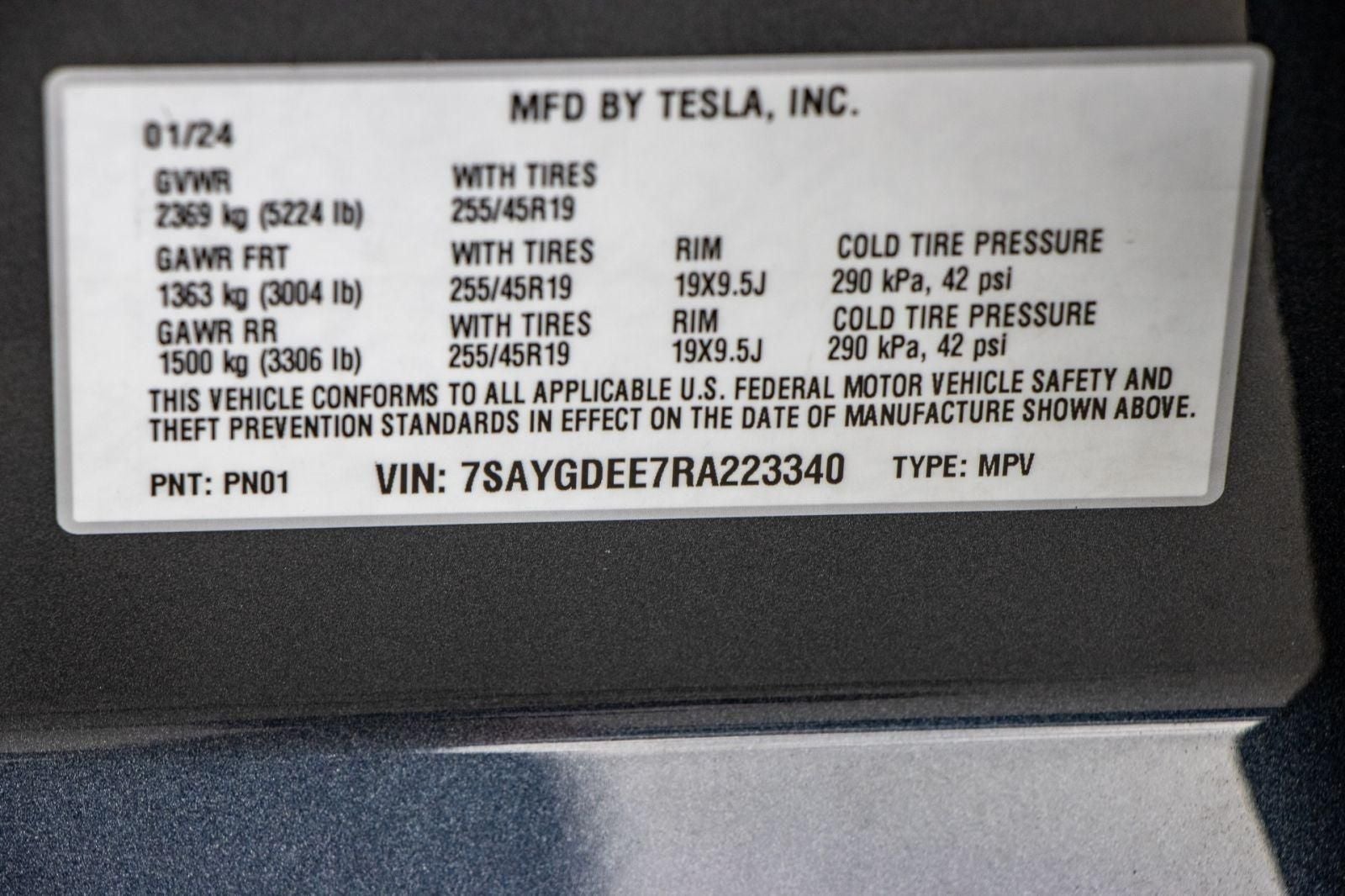 2024 Tesla Model Y Long Range