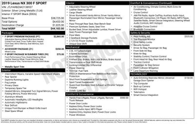 2019 Lexus NX 300 Base