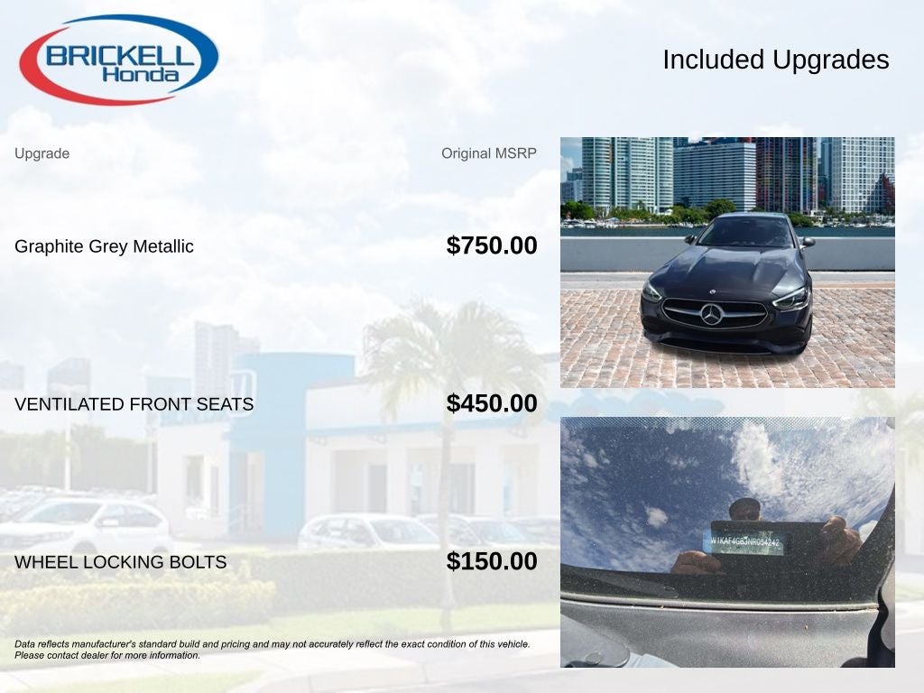 2022 Mercedes-Benz C-Class C 300