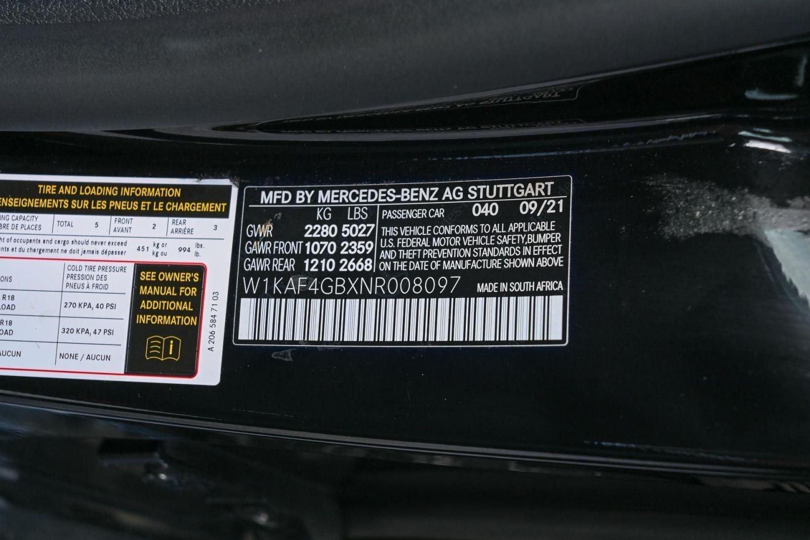 2022 Mercedes-Benz C-Class C 300