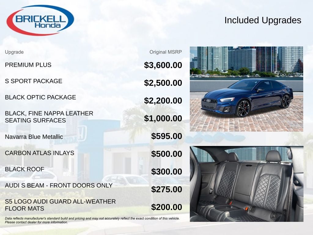 2021 Audi S5 3.0T Premium Plus quattro