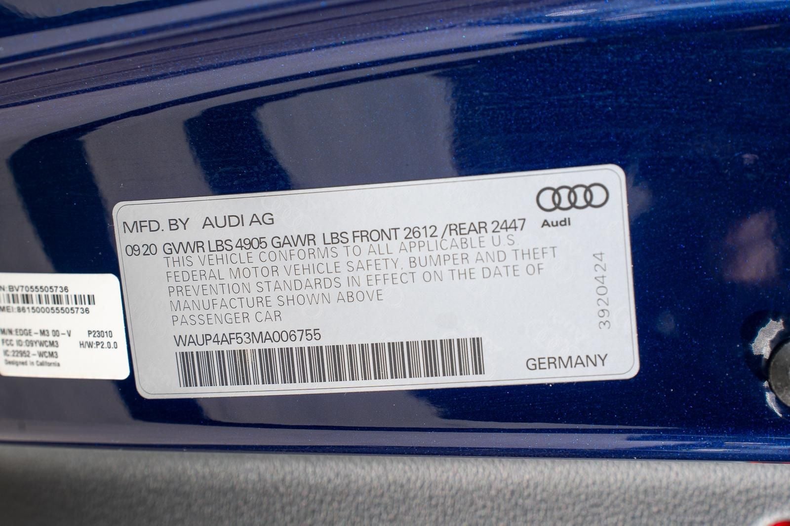 2021 Audi S5 3.0T Premium Plus quattro