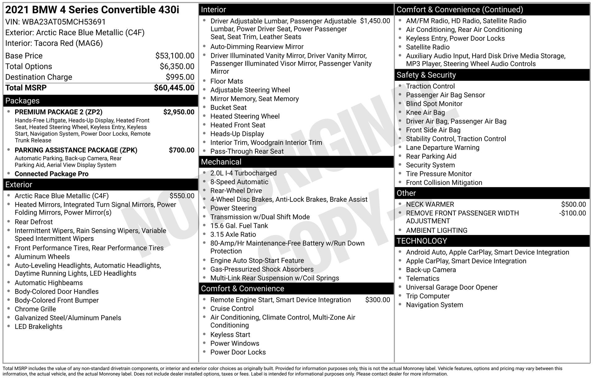 2021 BMW 4 Series 430i