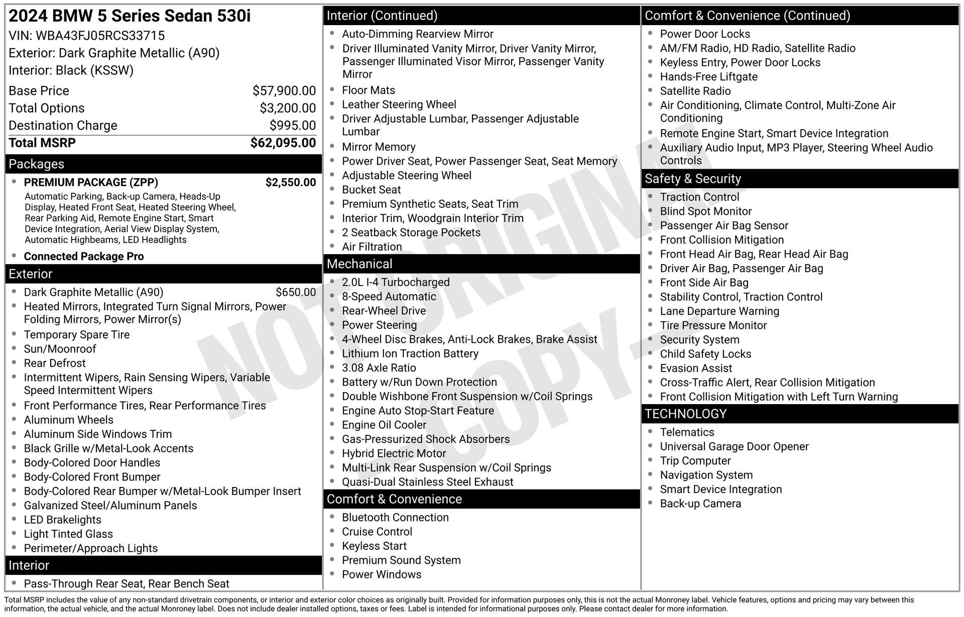 2024 BMW 5 Series 530i