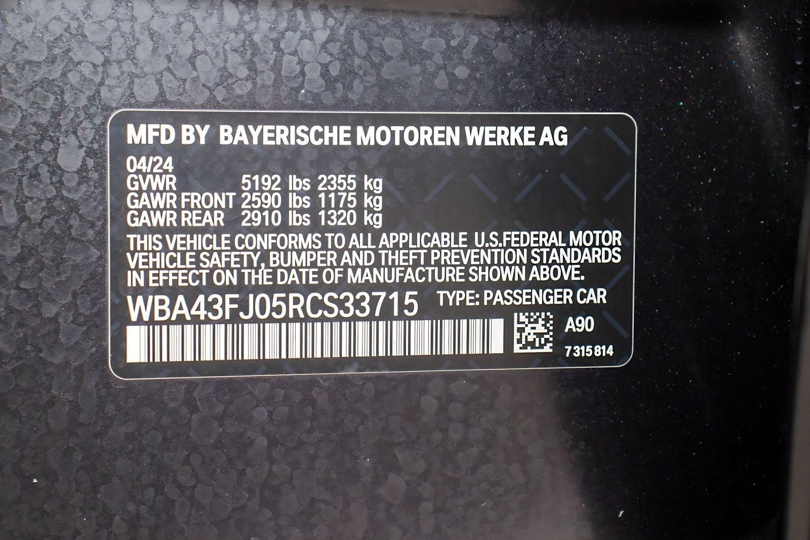 2024 BMW 5 Series 530i