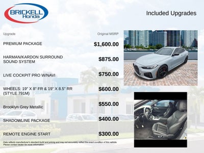 2022 BMW 4 Series M440i