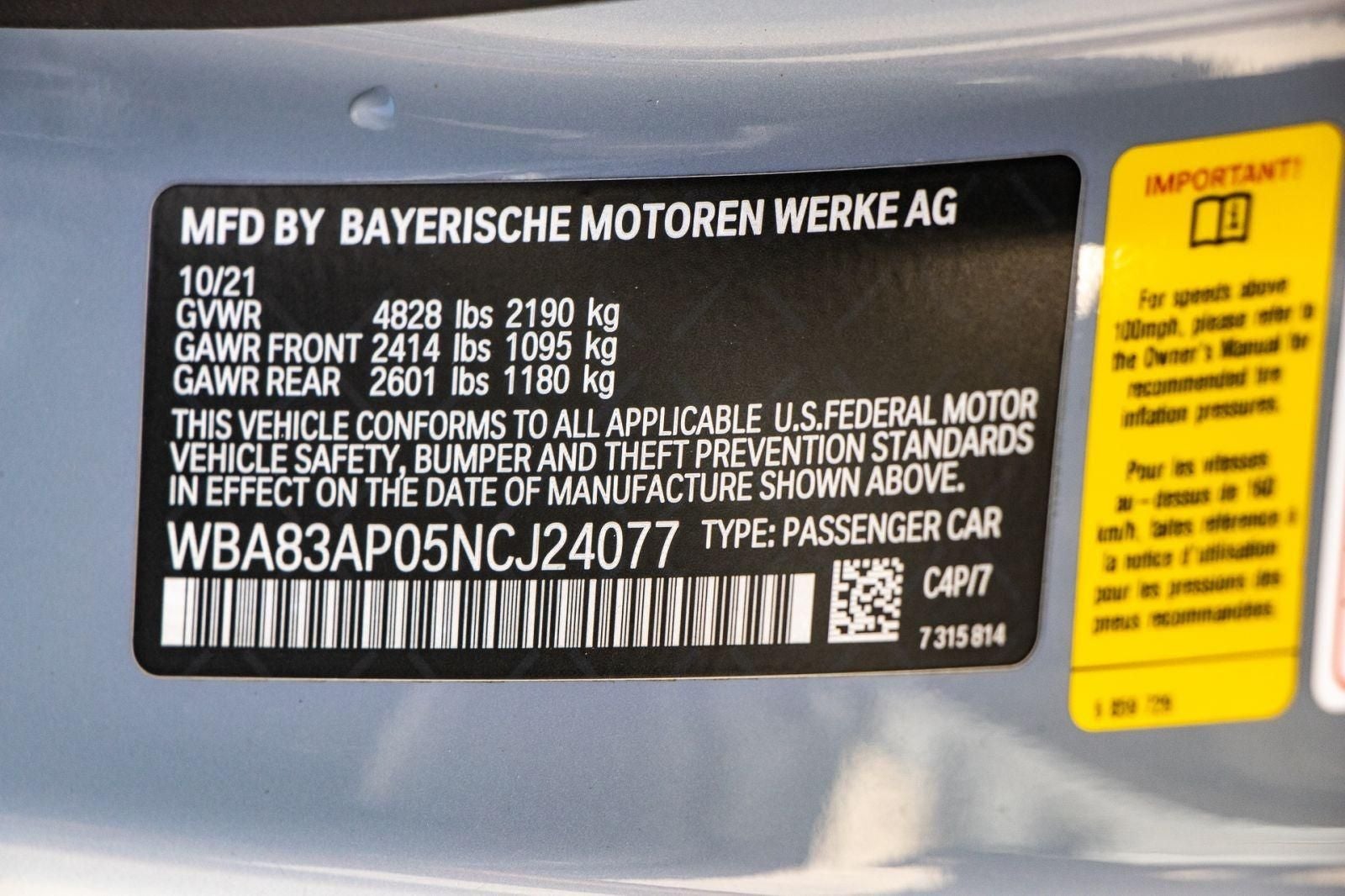 2022 BMW 4 Series M440i