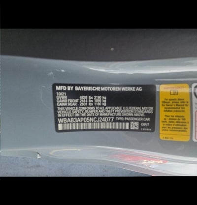 2022 BMW 4 Series M440i