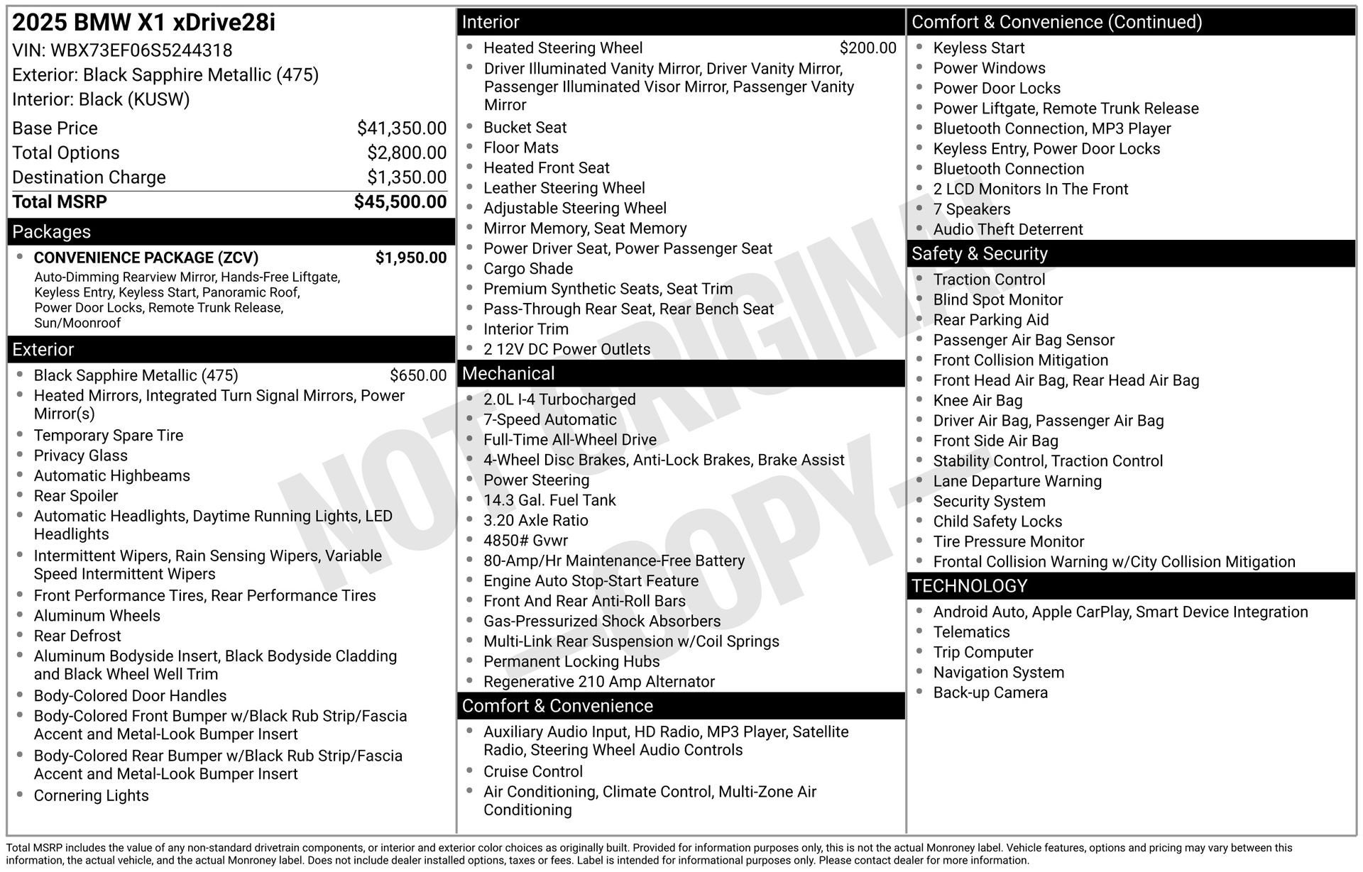2025 BMW X1 xDrive28i