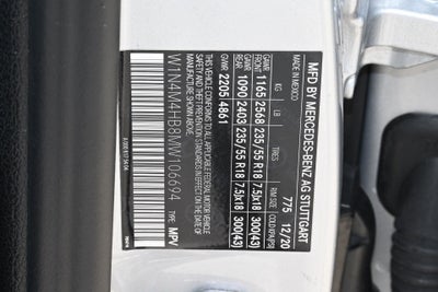 2021 Mercedes-Benz GLB GLB 250 4MATIC®