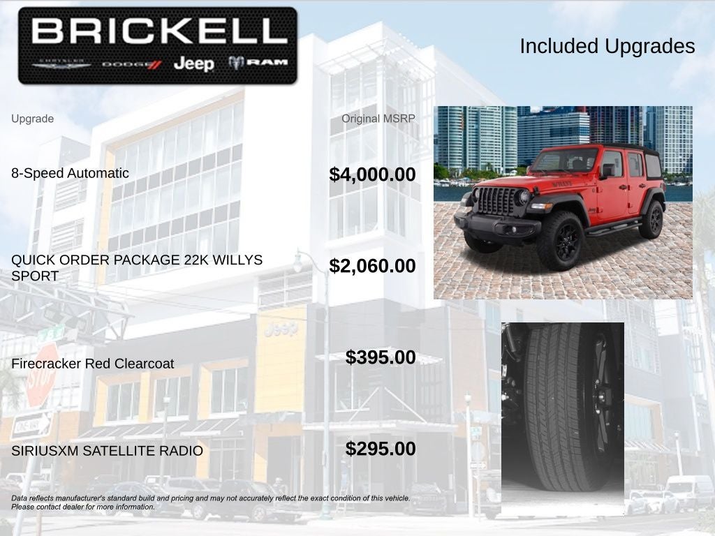 2022 Jeep Wrangler Unlimited Willys