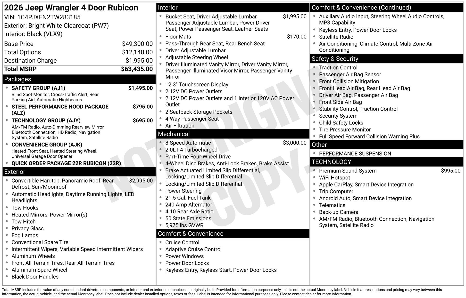 2026 Jeep Wrangler Rubicon