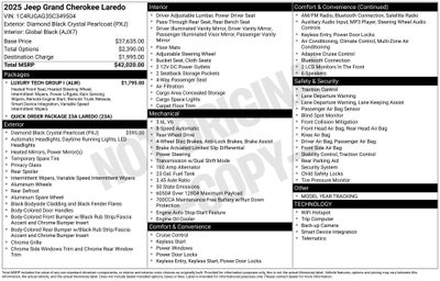2025 Jeep Grand Cherokee Laredo