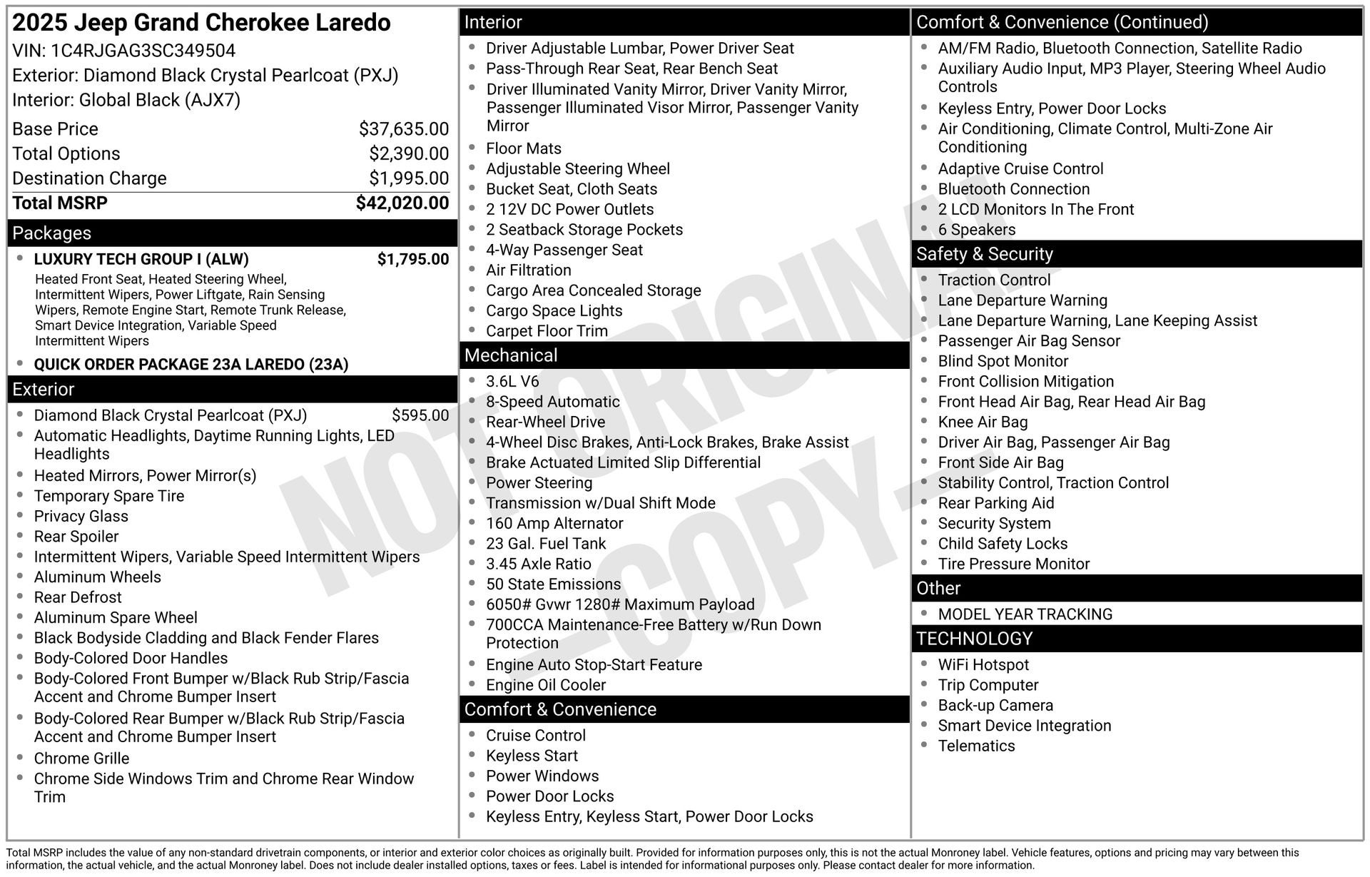 2025 Jeep Grand Cherokee Laredo