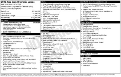 2025 Jeep Grand Cherokee Laredo
